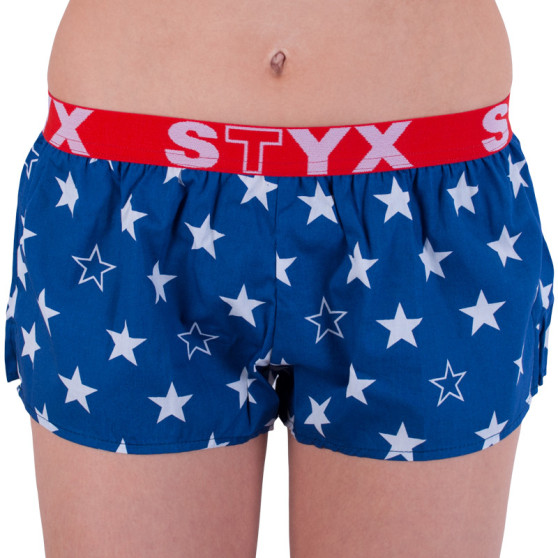 Boxer da donna Styx arte sport stelle in gomma (T658)