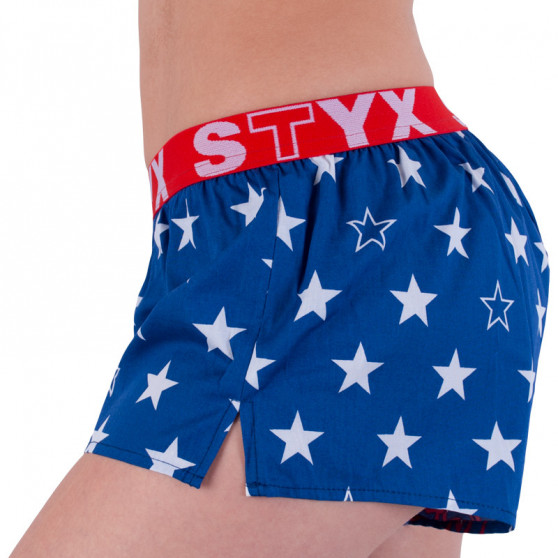 Boxer da donna Styx arte sport stelle in gomma (T658)