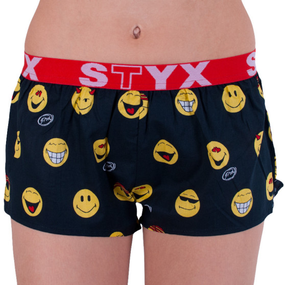 Boxer da donna Styx arte sport smileys gomma (T552)