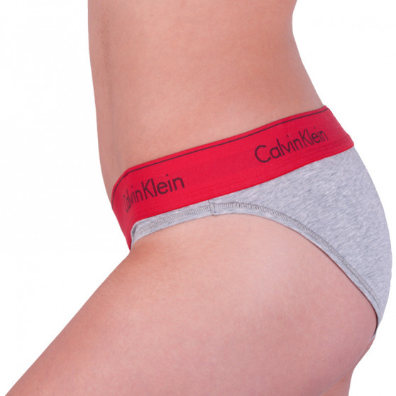 Mutandine da donna Calvin Klein grigio (F3787E-ZP3)