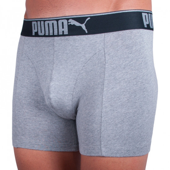 3PACK boxer uomo Puma grigio (681030001 032)