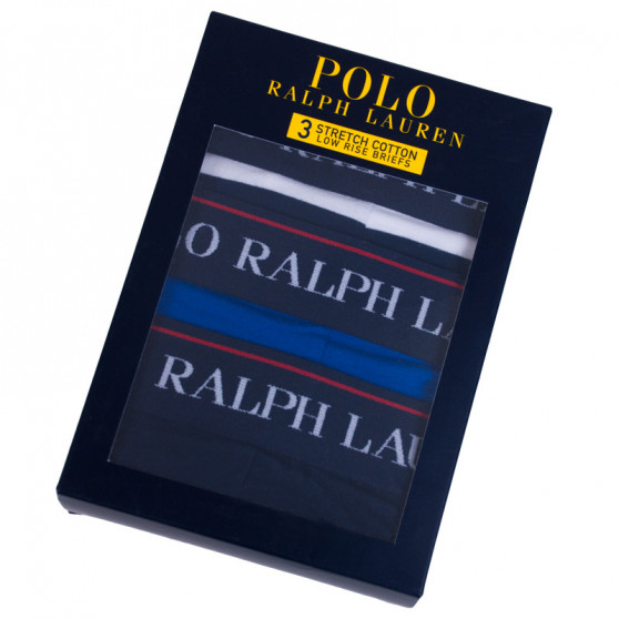 3PACK slip uomo Ralph Lauren multicolore (714730604001)