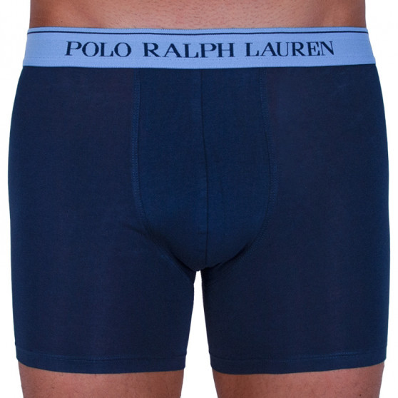 3PACK boxer uomo Ralph Lauren blu scuro (714713772004)