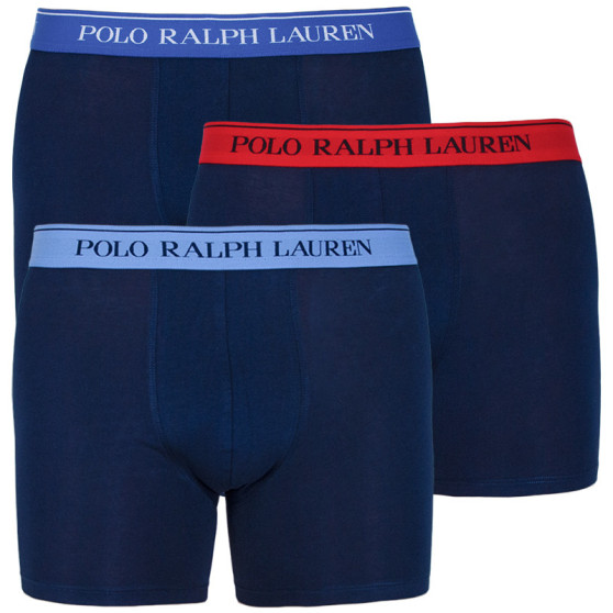 3PACK boxer uomo Ralph Lauren blu scuro (714713772004)