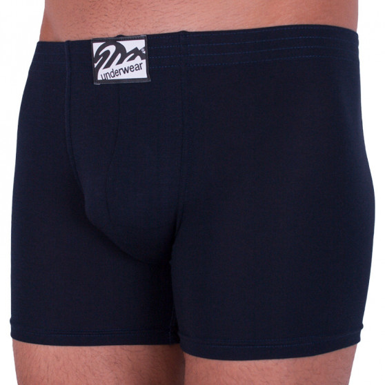 Boxer uomo Styx lungo classico elastico blu scuro (F963)