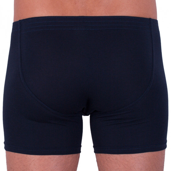 Boxer uomo Styx lungo classico elastico blu scuro (F963)