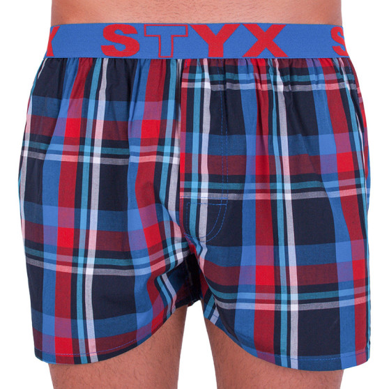 Boxer da uomo Styx sport elastico multicolore (B634)