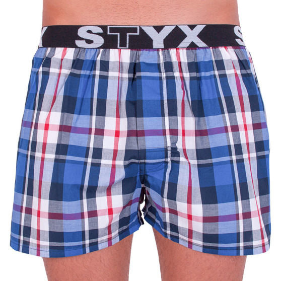 Boxer da uomo Styx sport elastico multicolore (B630)