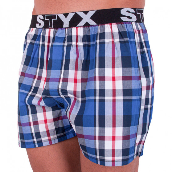 Boxer da uomo Styx sport elastico multicolore (B630)