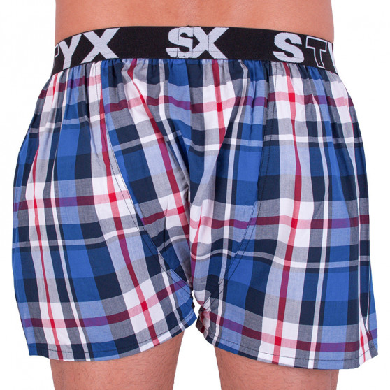 Boxer da uomo Styx sport elastico multicolore (B630)