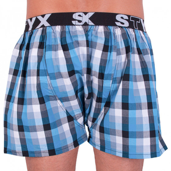 Boxer da uomo Styx sport elastico multicolore (B637)