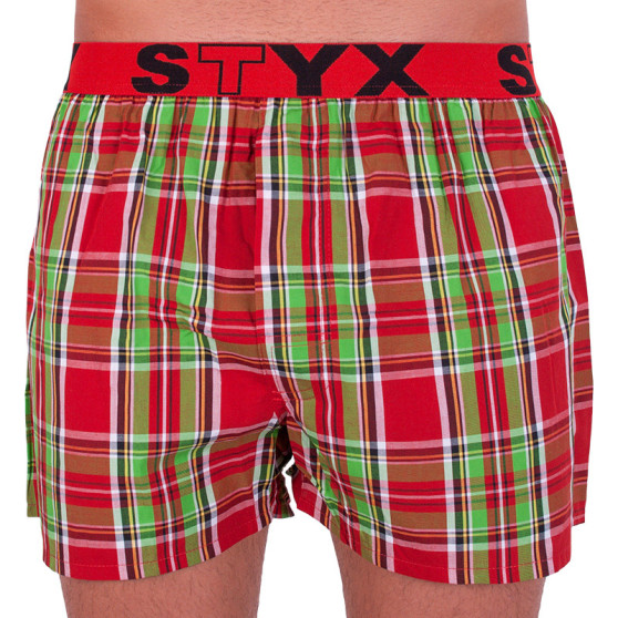 Boxer da uomo Styx sport elastico multicolore (B624)