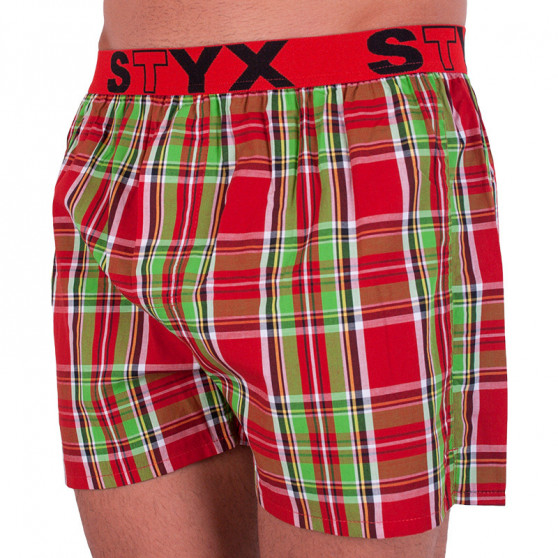 Boxer da uomo Styx sport elastico multicolore (B624)