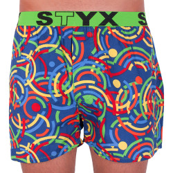 Boxer da uomo Styx art sport gomma colorata (B659)