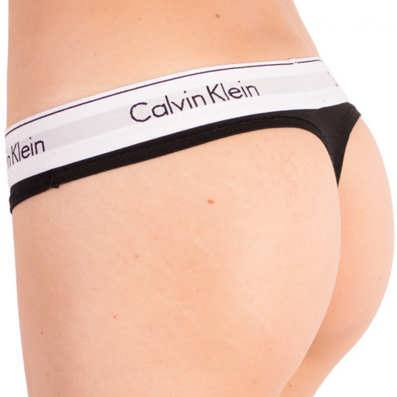 Perizoma da donna Calvin Klein nero (QF5117E-001)