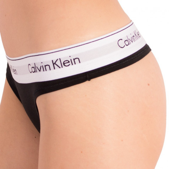 Perizoma da donna Calvin Klein nero (QF5117E-001)