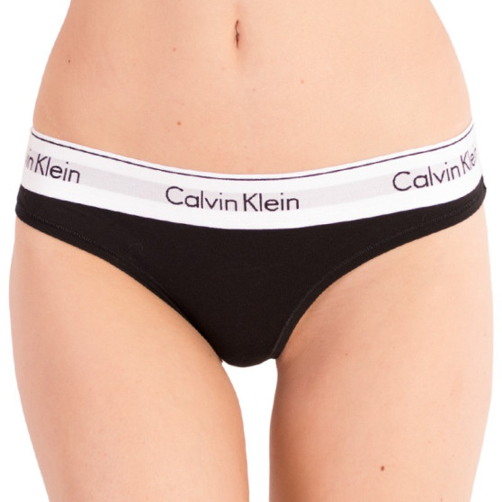 Perizoma da donna Calvin Klein nero (QF5117E-001)