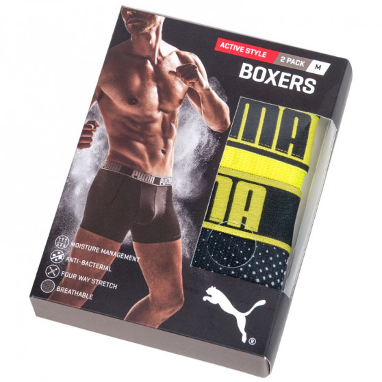 2PACK boxer uomo Puma sport multicolore (591010001 260)