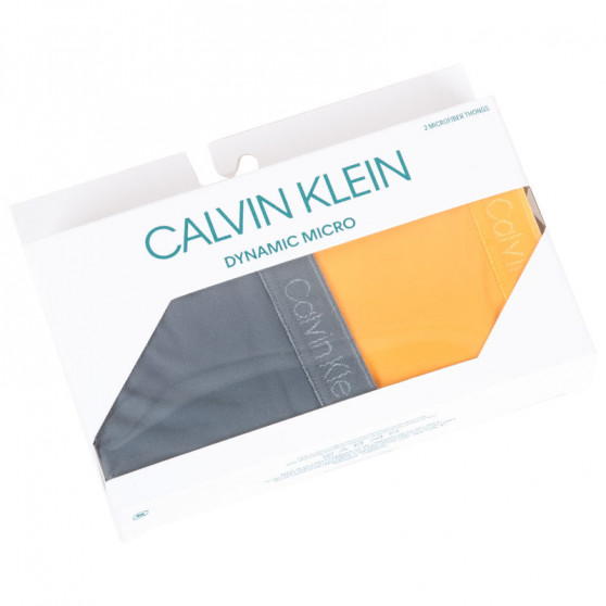 2PACK infradito donna Calvin Klein multicolore (QD3695E-TSR)