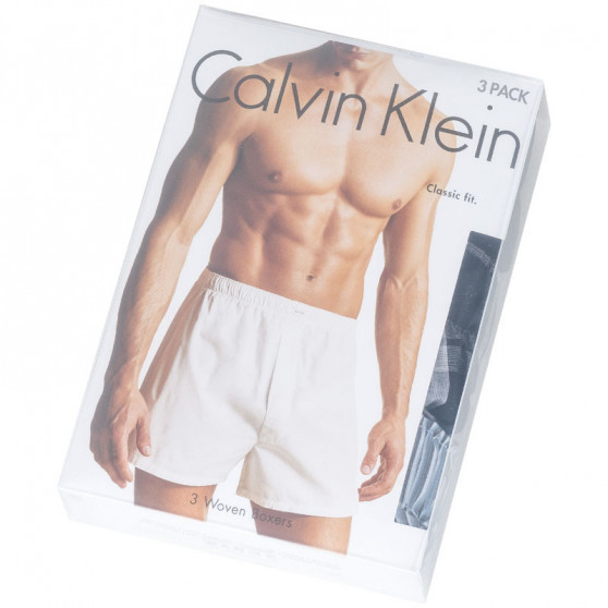 3PACK Boxer da uomo Calvin Klein classic fit multicolore (U1732A-TMM)