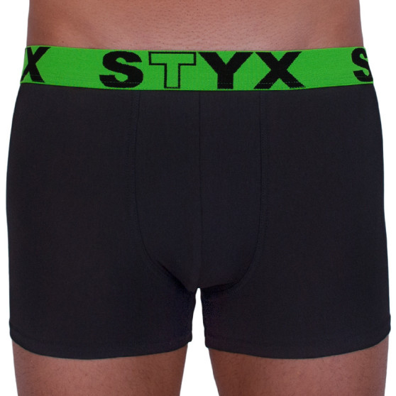 Boxer uomo Styx sport elastico nero (G965)