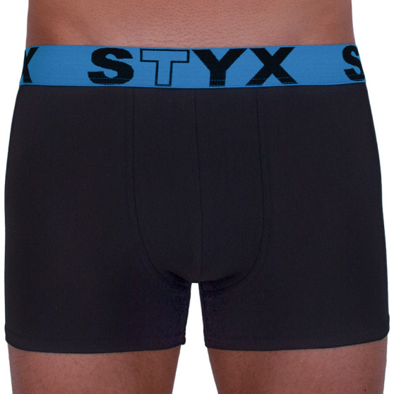 Boxer uomo Styx sport elastico nero (G966)