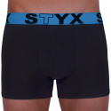 Boxer uomo Styx sport elastico nero (G966)