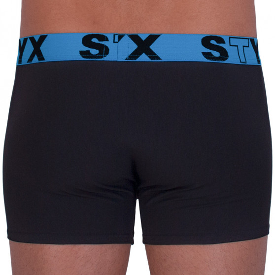 Boxer uomo Styx sport elastico nero (G966)