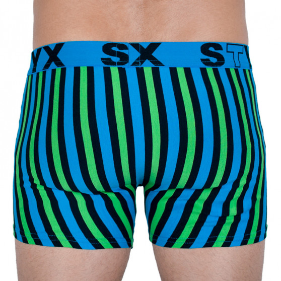 Boxer uomo Styx lungo sportivo elastico multicolore (U862)