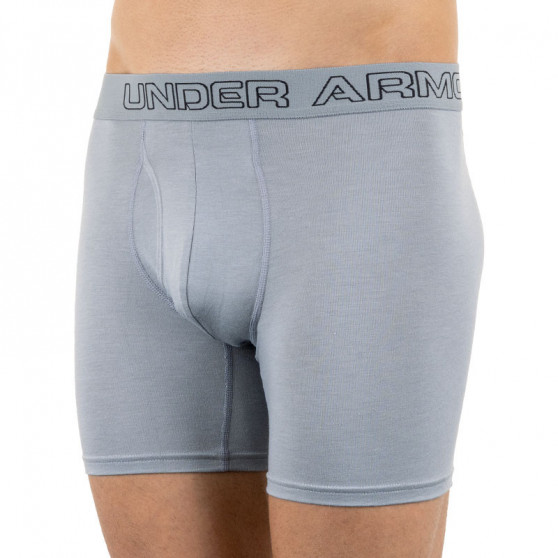 3PACK boxer uomo Under Armour grigio (1277279 039)