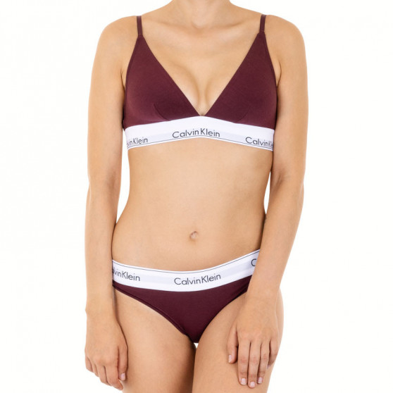 Perizoma donna Calvin Klein bordeaux (F3786E-MDO)