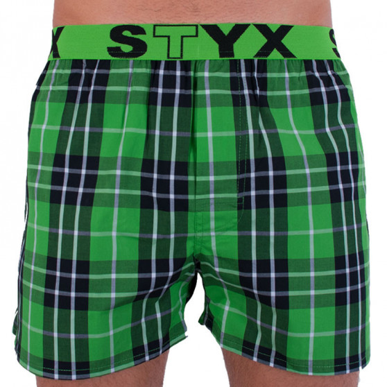 3PACK Boxer da uomo Styx sport elastico multicolore (B7100406)