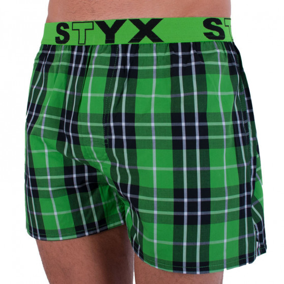 3PACK Boxer da uomo Styx sport elastico multicolore (B7100406)