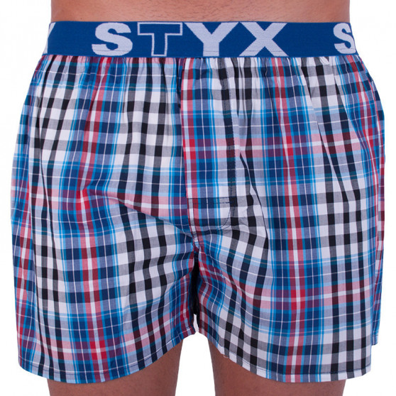 3PACK Boxer da uomo Styx sport elastico multicolore (B7100406)