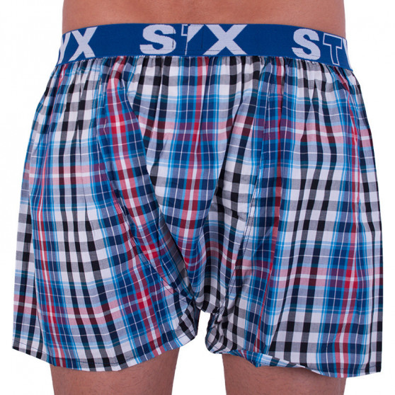 3PACK Boxer da uomo Styx sport elastico multicolore (B7100406)