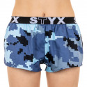 Boxer da donna Styx arte sport gomma camuffamento digitale (T657)