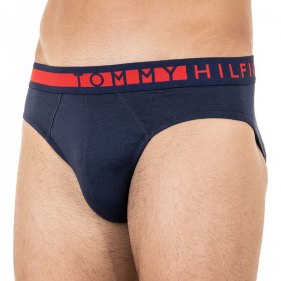 3PACK slip uomo Tommy Hilfiger blu scuro (UM0UM01227 991)