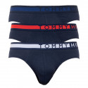 3PACK slip uomo Tommy Hilfiger blu scuro (UM0UM01227 991)