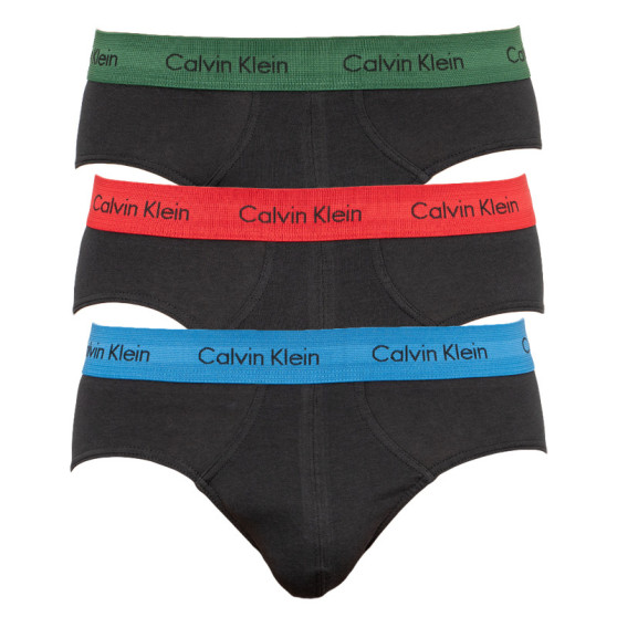 3PACK slip uomo Calvin Klein nero (U2661G-BZP)