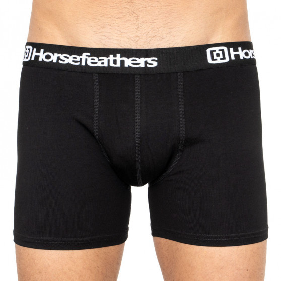 3PACK boxer da uomo Horsefeathers nero (AM067A)