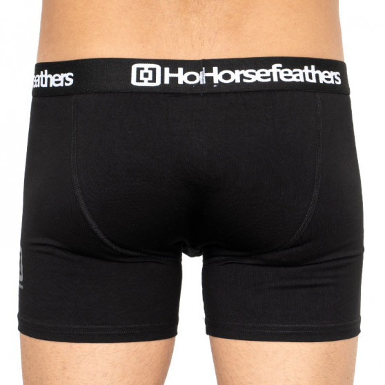 3PACK boxer da uomo Horsefeathers nero (AM067A)