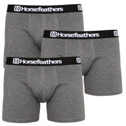 3PACK Boxer da uomo Horsefeathers Dynasty heather antracite (AM067B)