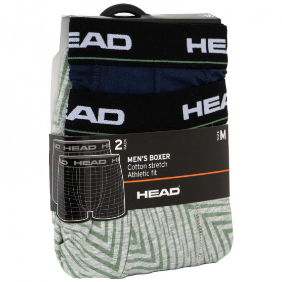 2PACK Boxer HEAD da uomo multicolore (891005001 686)