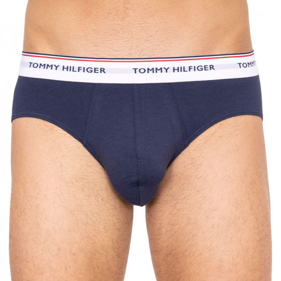 3PACK slip uomo Tommy Hilfiger blu scuro (1U87903766 904)