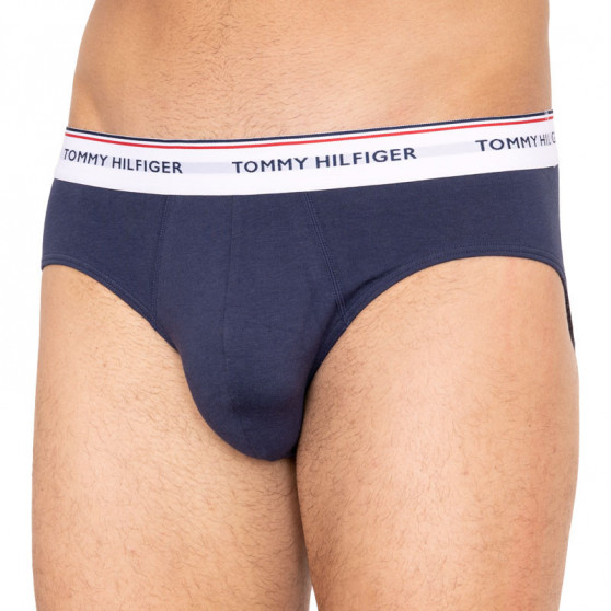 3PACK slip uomo Tommy Hilfiger blu scuro (1U87903766 904)