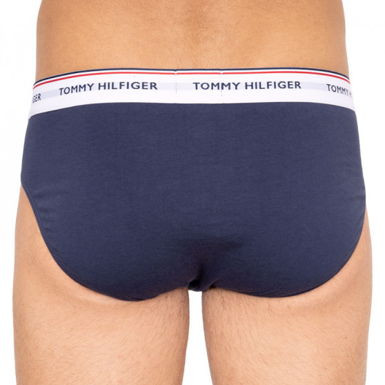 3PACK slip uomo Tommy Hilfiger blu scuro (1U87903766 904)