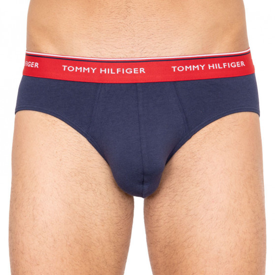 3PACK slip uomo Tommy Hilfiger blu scuro (1U87903766 904)