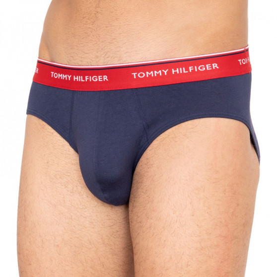 3PACK slip uomo Tommy Hilfiger blu scuro (1U87903766 904)