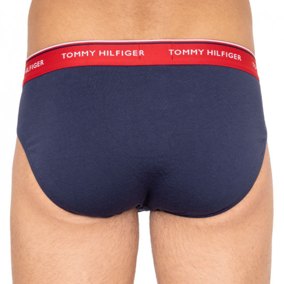 3PACK slip uomo Tommy Hilfiger blu scuro (1U87903766 904)