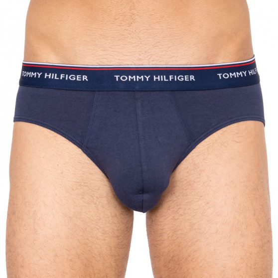 3PACK slip uomo Tommy Hilfiger blu scuro (1U87903766 904)